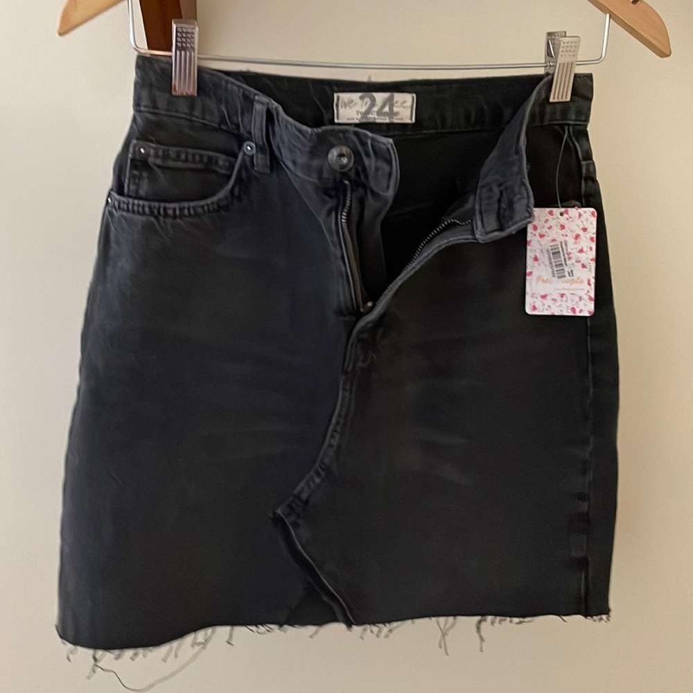 Free people Jean skirt